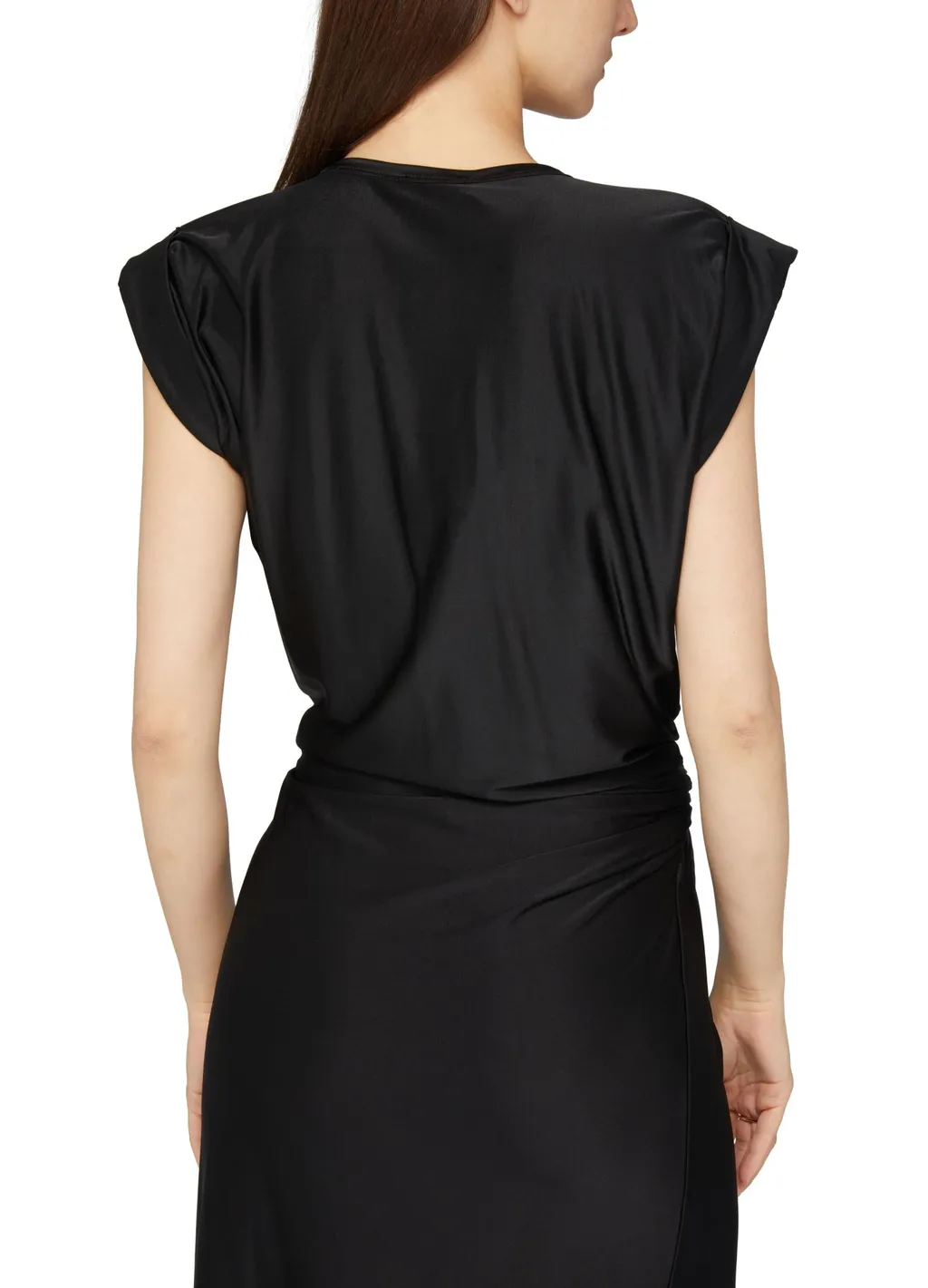 Draped Midi Dress