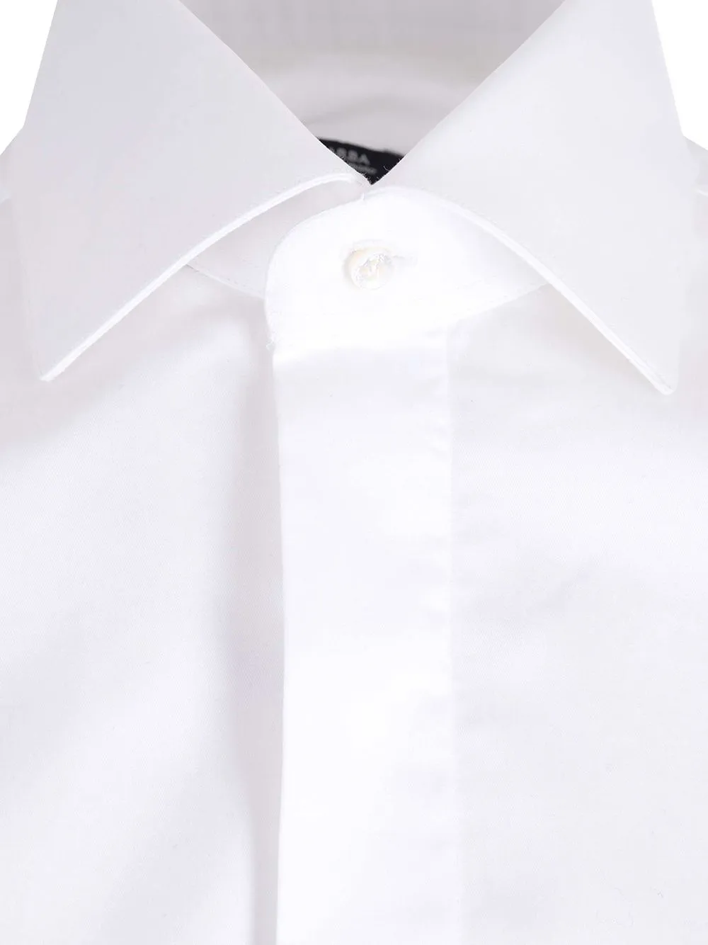 Barba Long-Sleeved Curved-Hem Shirt