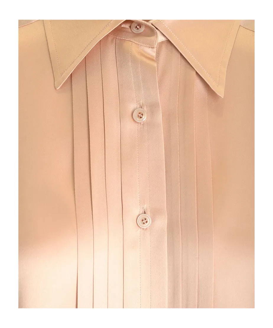 Tom Ford Pleated Long-Sleeved Shirt