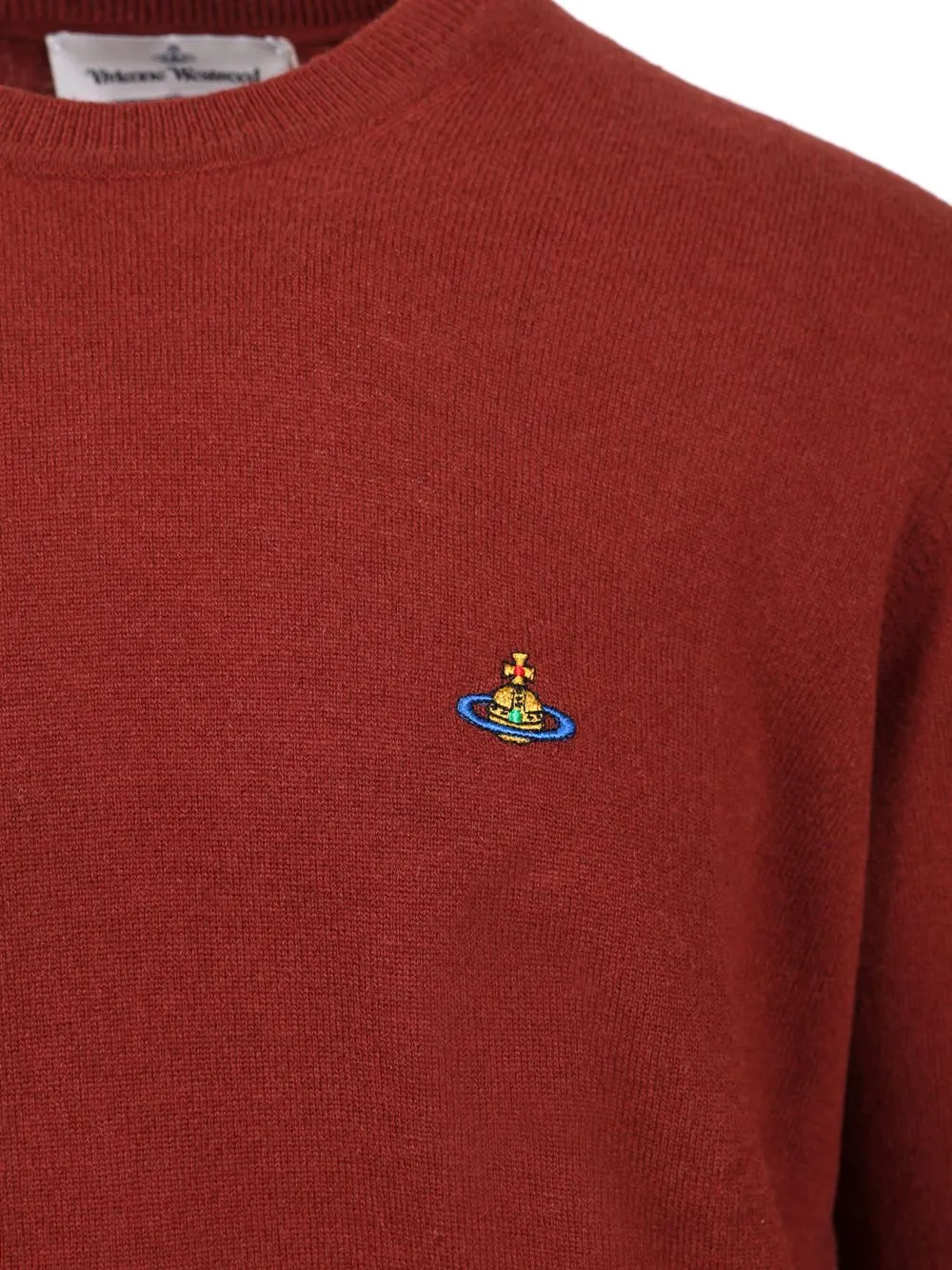 Vivienne Westwood Orb Embroidered Crewneck Jumper