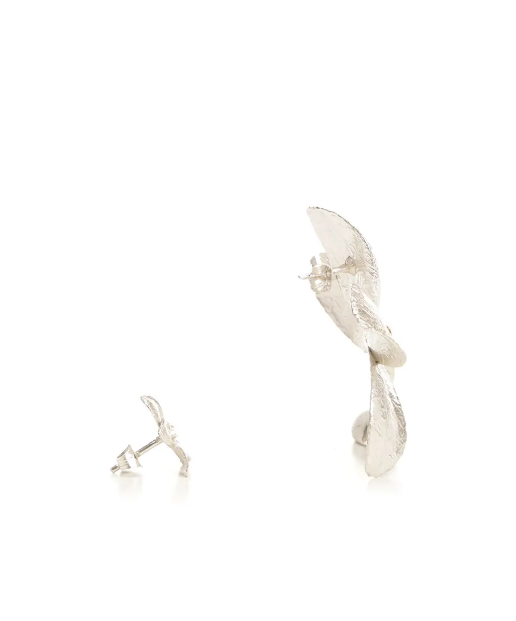 Frangipani-Shaped Earrings