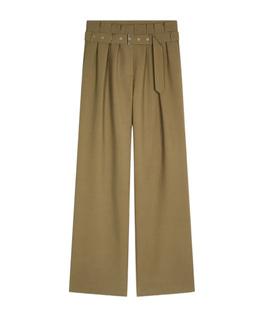Dries Van Noten Peaches Belted Pants