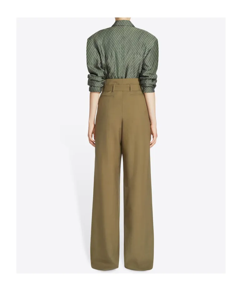 Dries Van Noten Peaches Belted Pants