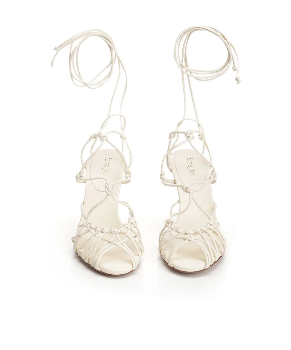 Forte Forte Tubular Lace-Up Sandals