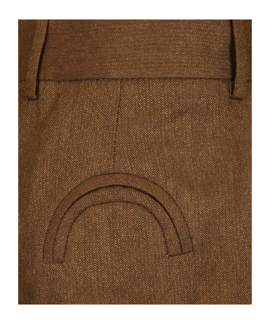 Blazé Milano Pleat Detailed Renard Fox Trousers