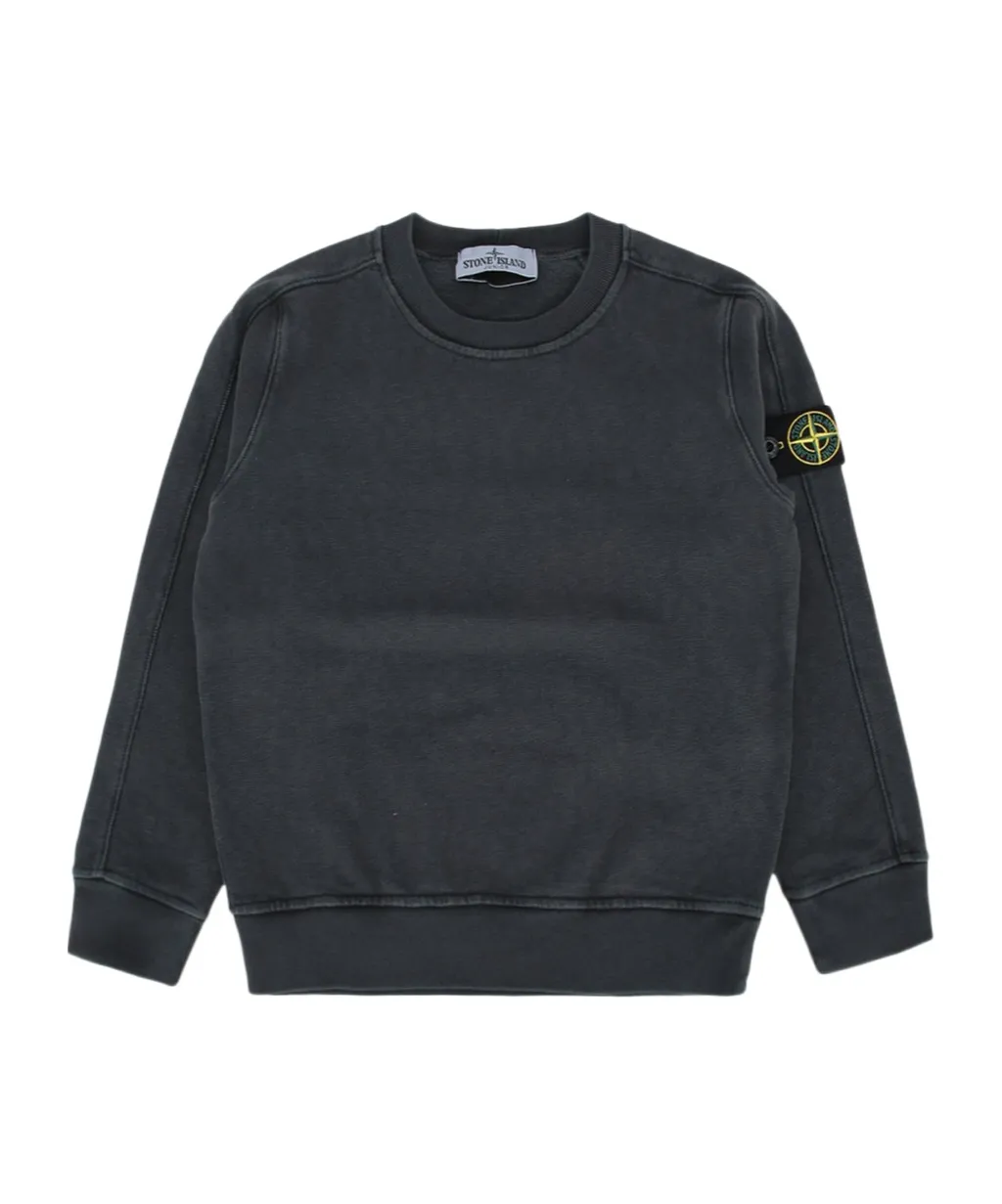 Stone Island Junior Logo Patch Crewneck Sweatshirt