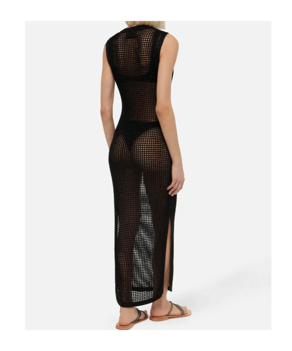 Fishnet Maxi Dress