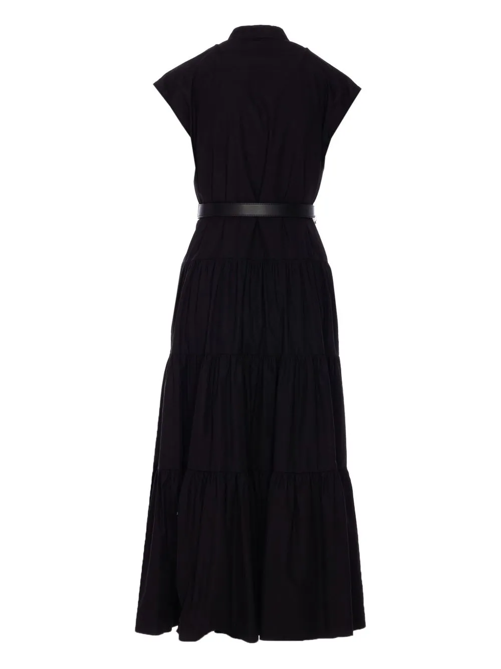 Max Mara Studio Bairo Belted Sleeveless Dress