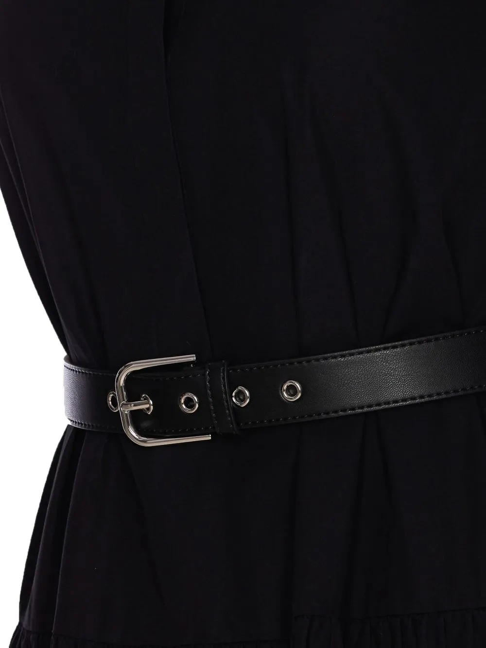 Max Mara Studio Bairo Belted Sleeveless Dress