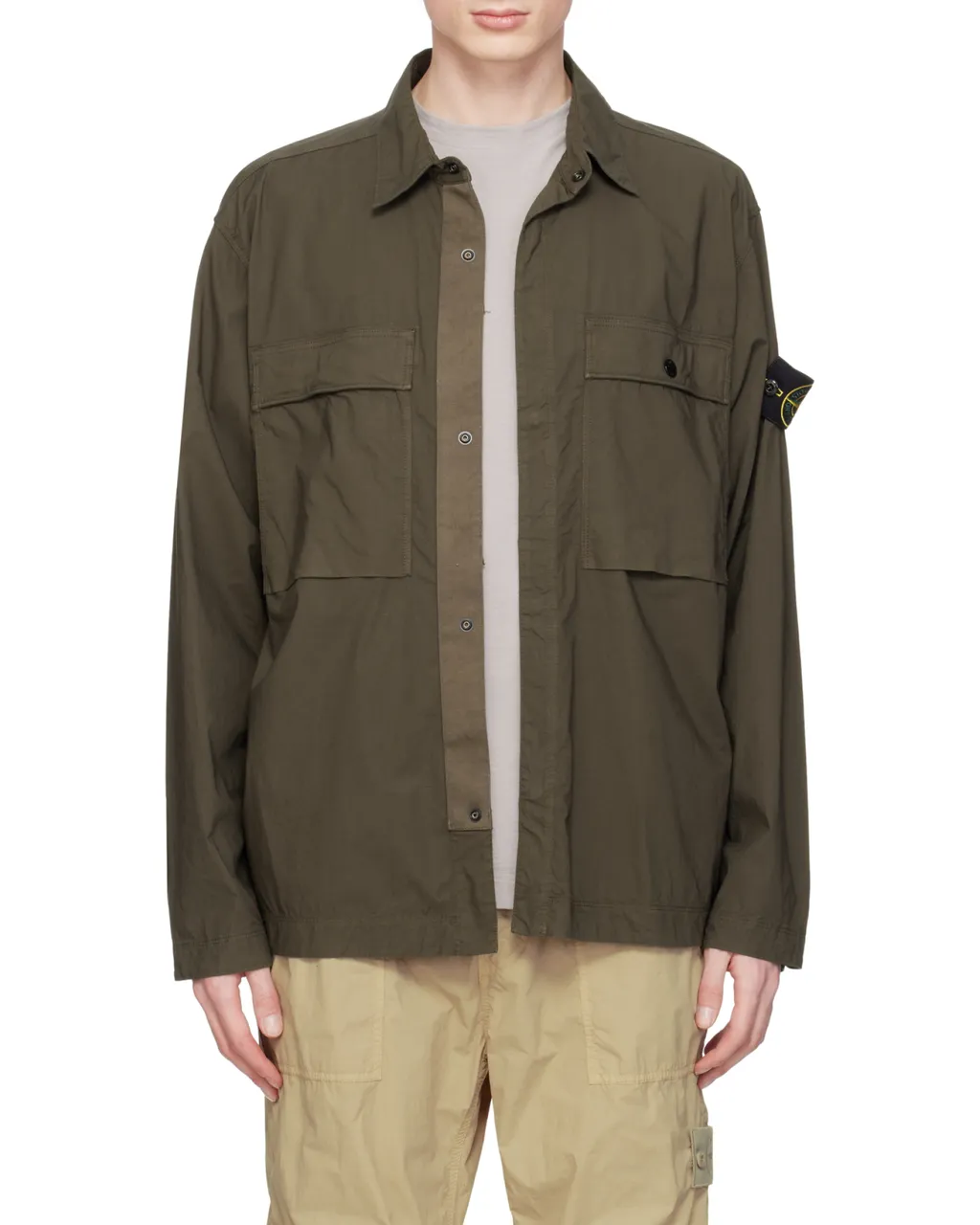 Compass-Badge Overshirt