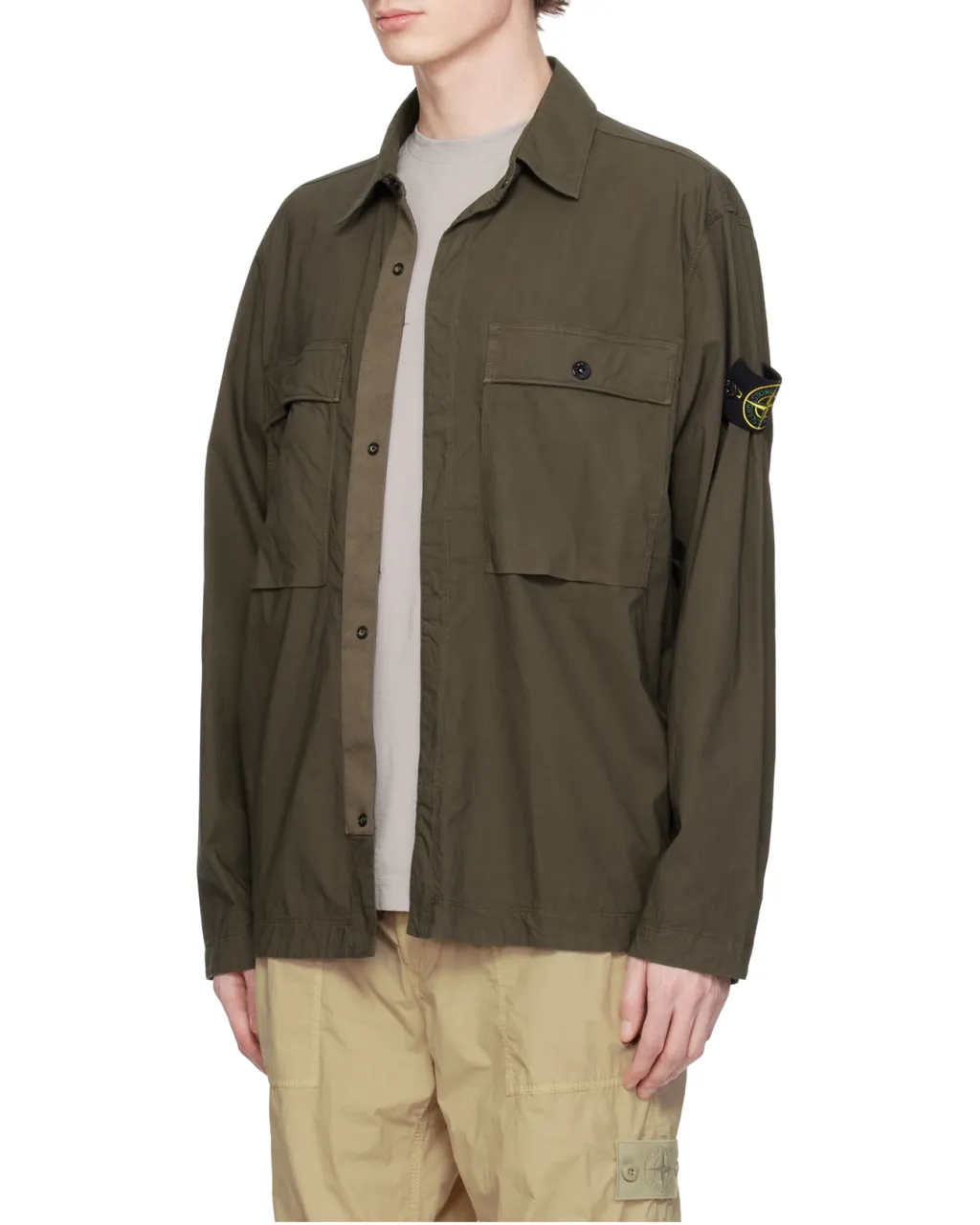 Compass-Badge Overshirt