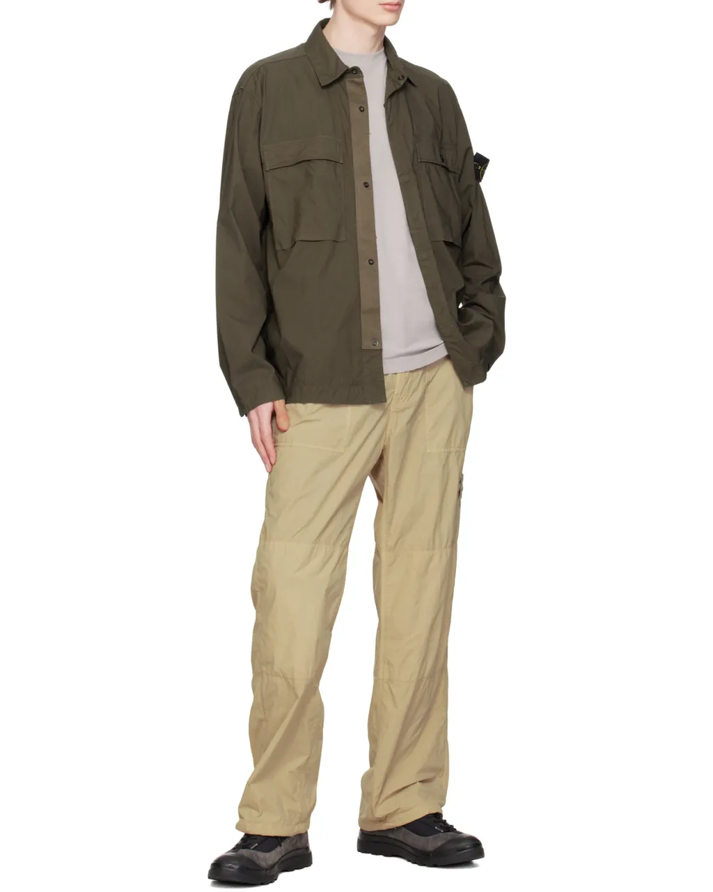 Compass-Badge Overshirt