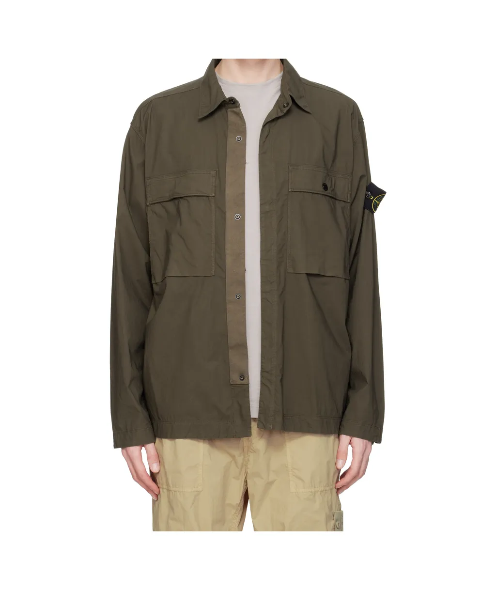 Compass-Badge Overshirt