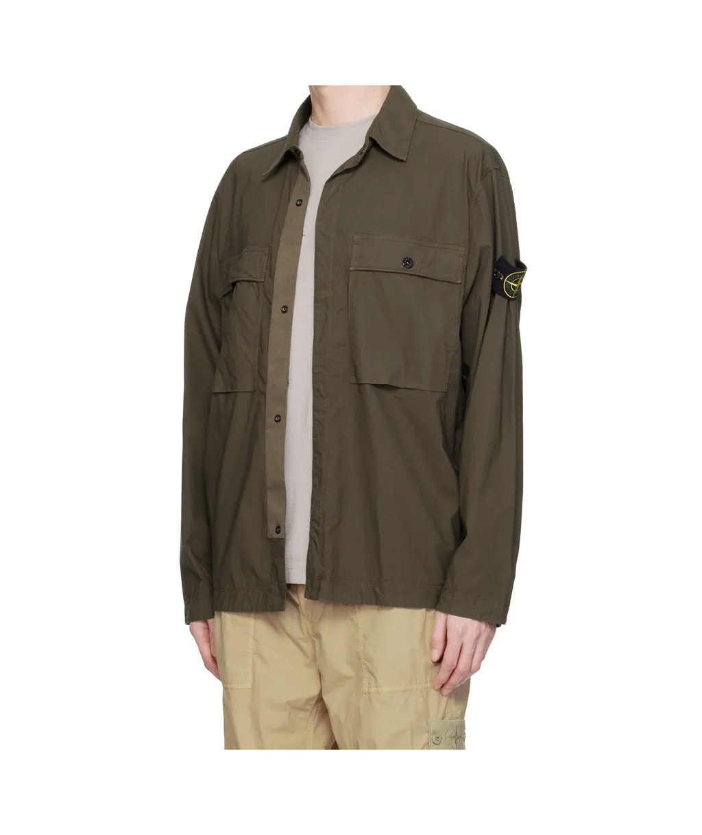 Compass-Badge Overshirt