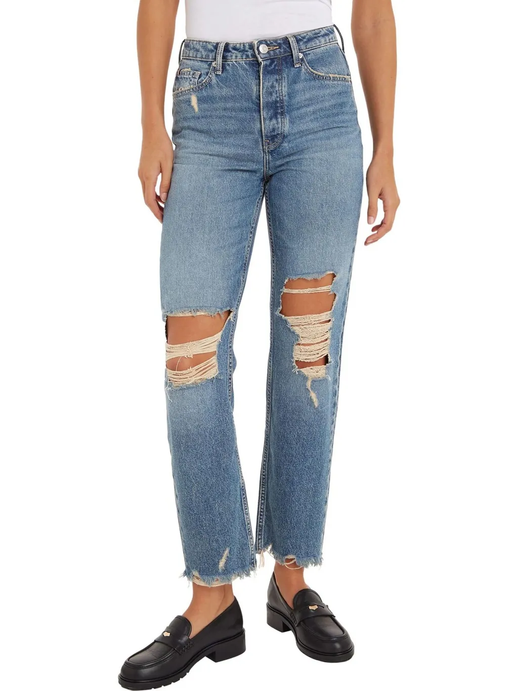 Ripped Detailing Jeans