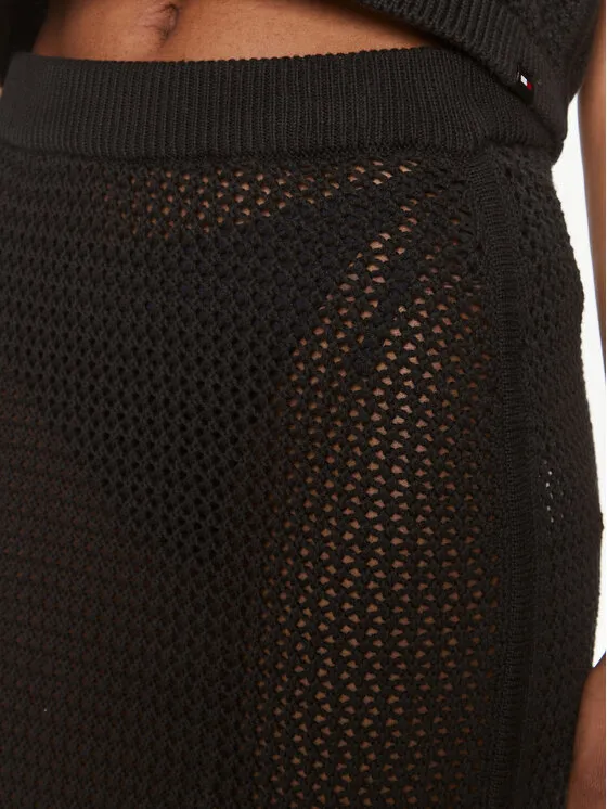 Tommy Jeans Open Knit Maxi Skirt