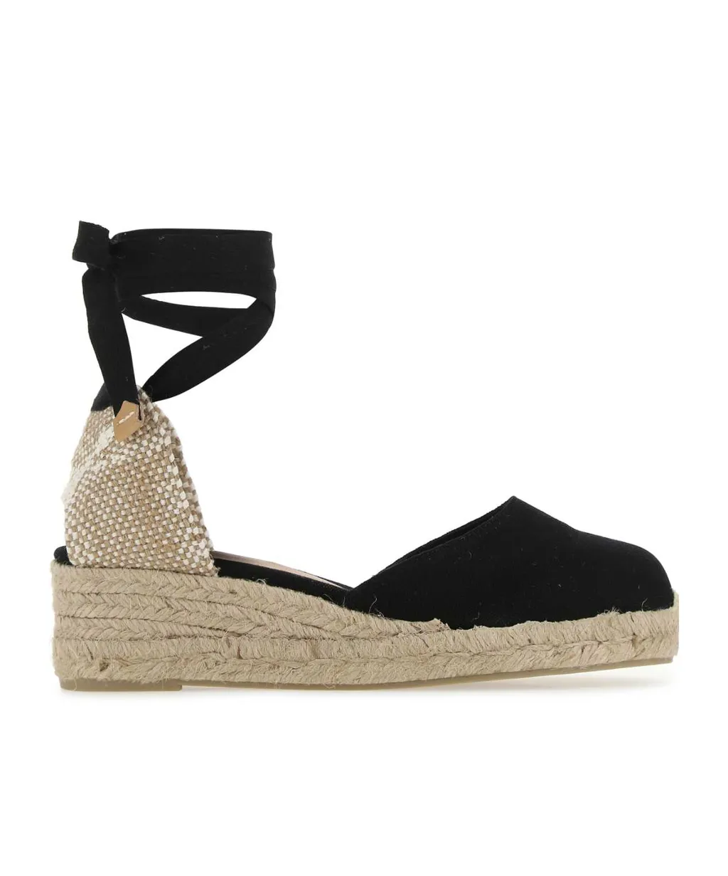 Castaer Round Toe Wedge Espadrilles