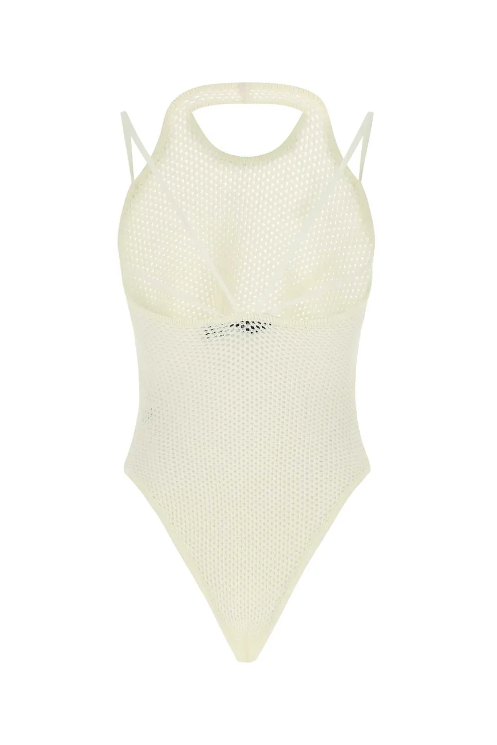 Andrea Adamo Halterneck Knitted Bodysuit
