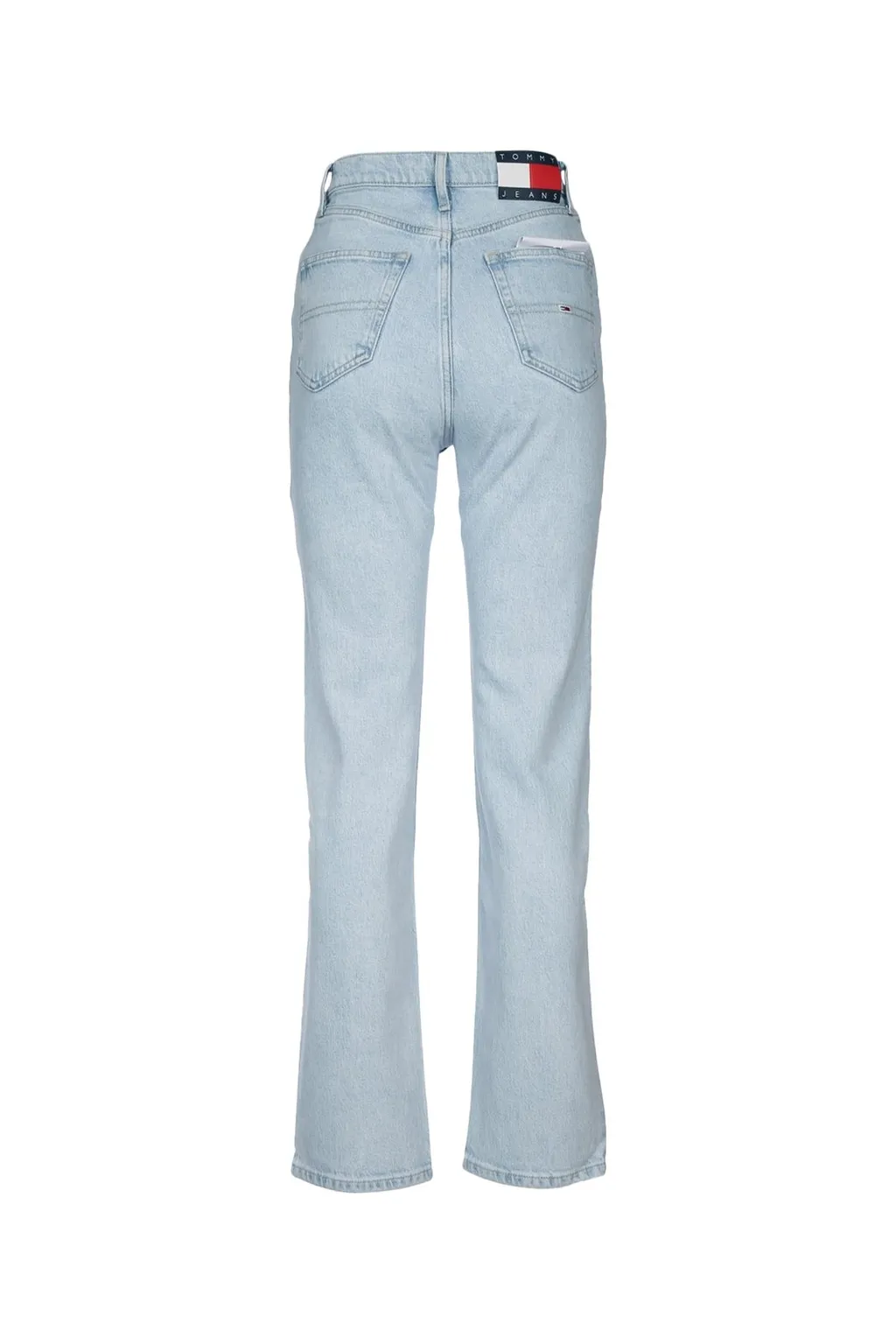 Tommy Jeans Julie Logo Patch Straight Leg Jeans