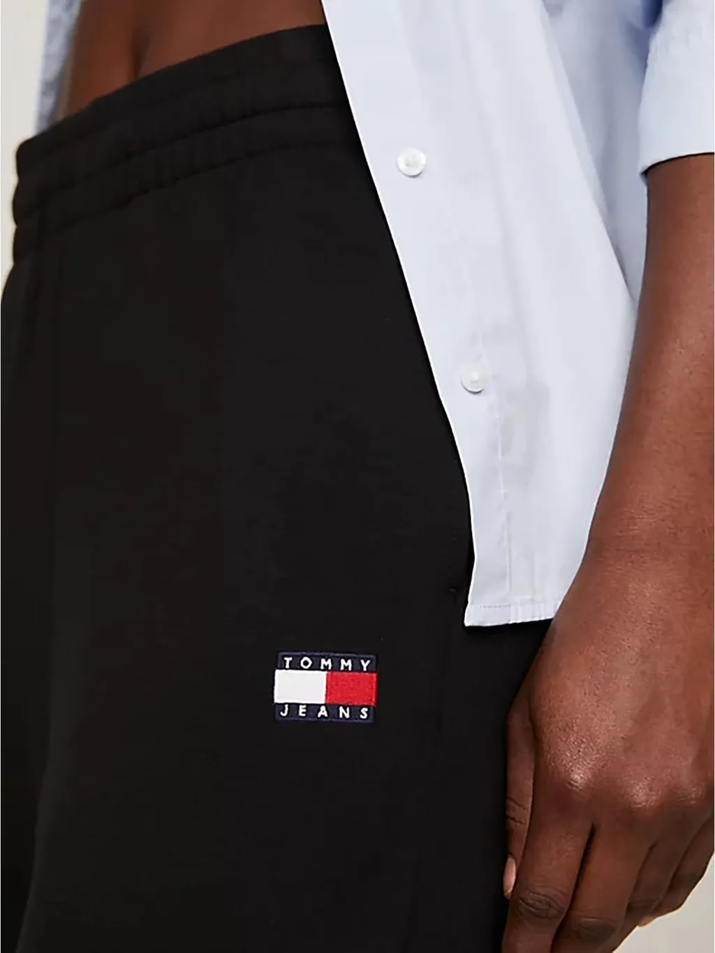 Tommy Jeans Logo Embroidered Flared Sweatpants