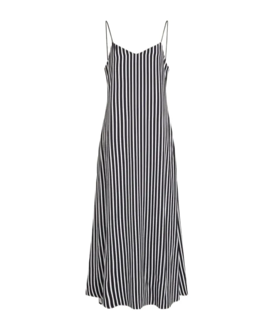 Sleeveless Striped Maxi Dress