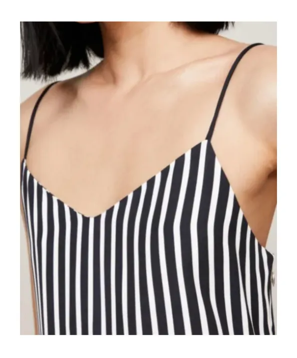Sleeveless Striped Maxi Dress