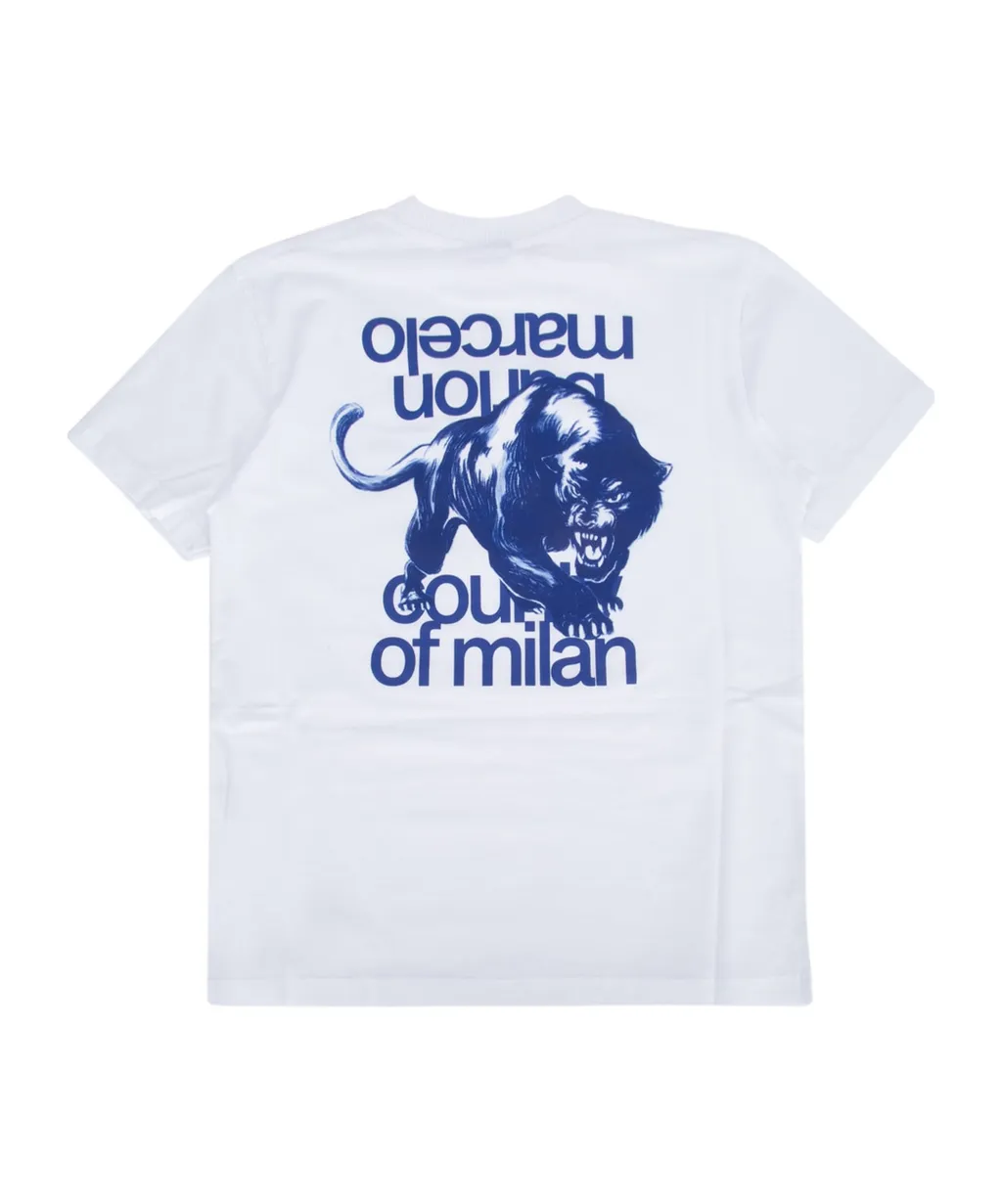 Marcelo Burlon County Of Milan Kids Mbcm Panther Crewneck T-Shirt