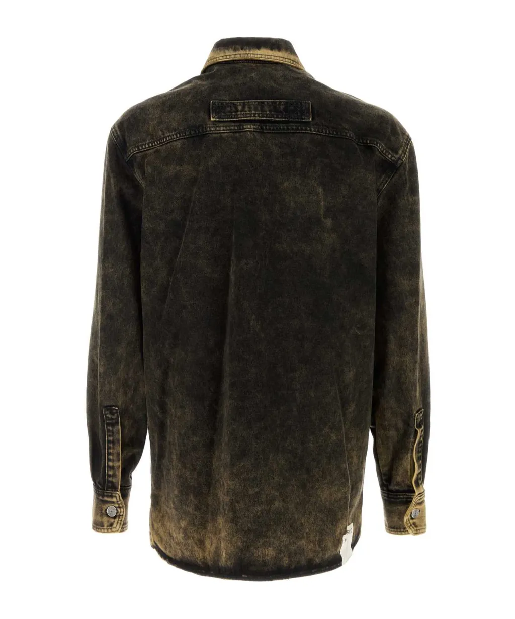 Namacheko Distressed Button-Up Shirt