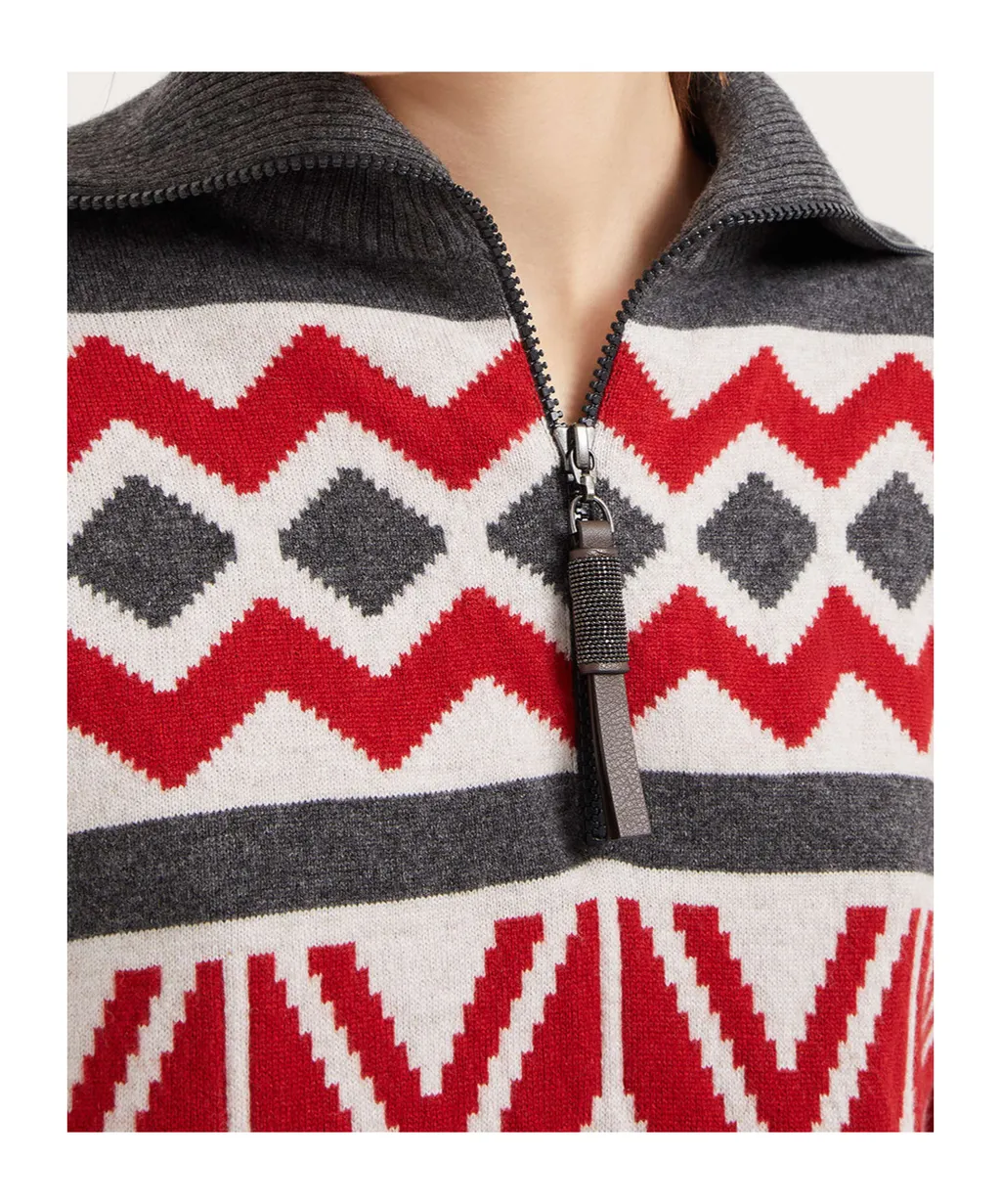 Jacquard Knit Jumper