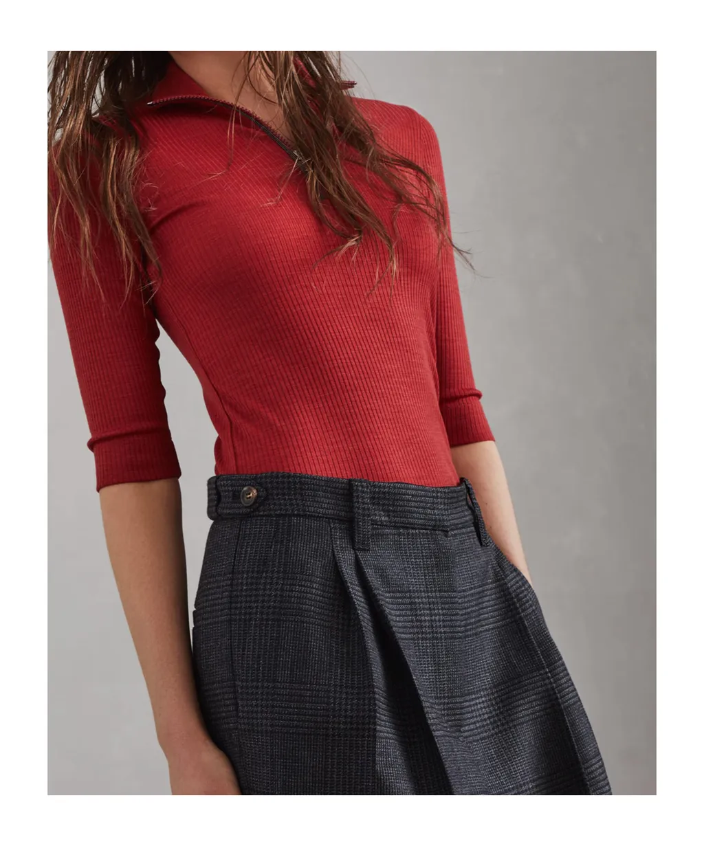 Plaid Tailored Trousers