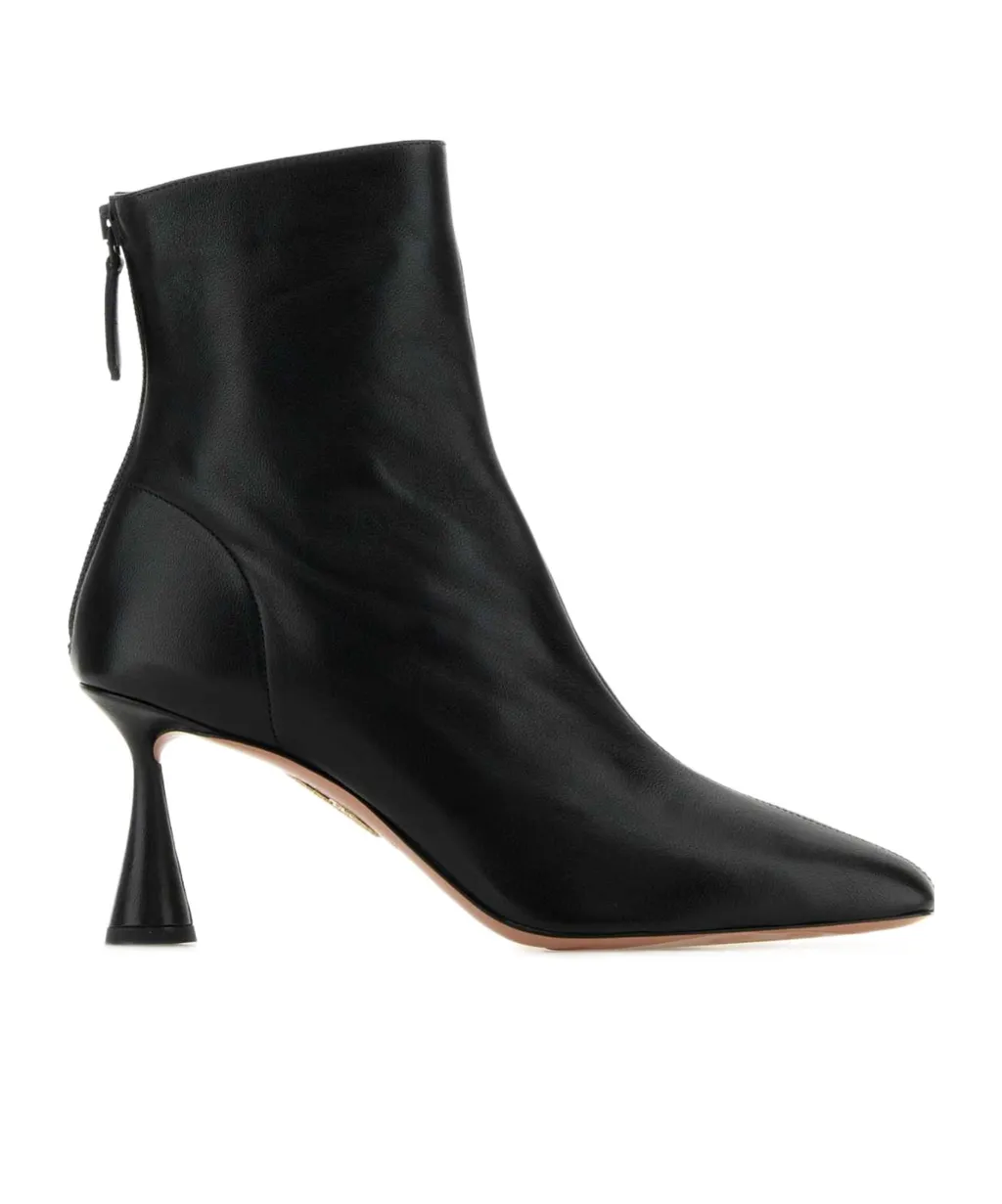 Back-Zip Short Boots