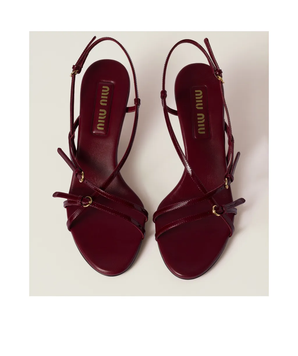 Miu Miu Heeled Slingback Sandals