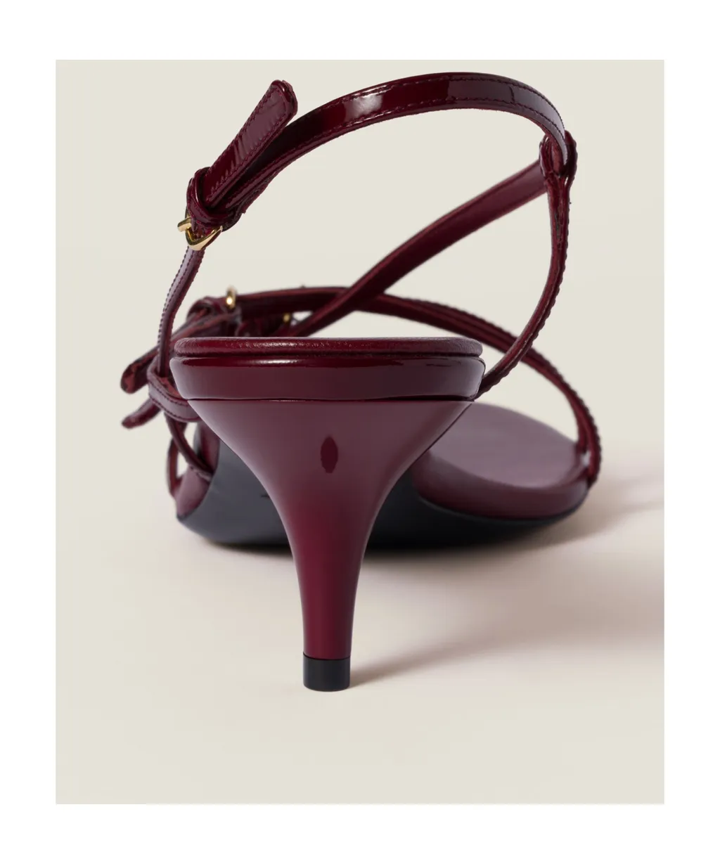 Miu Miu Heeled Slingback Sandals