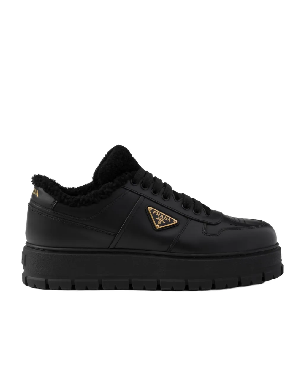 Leather Laced Sneakers