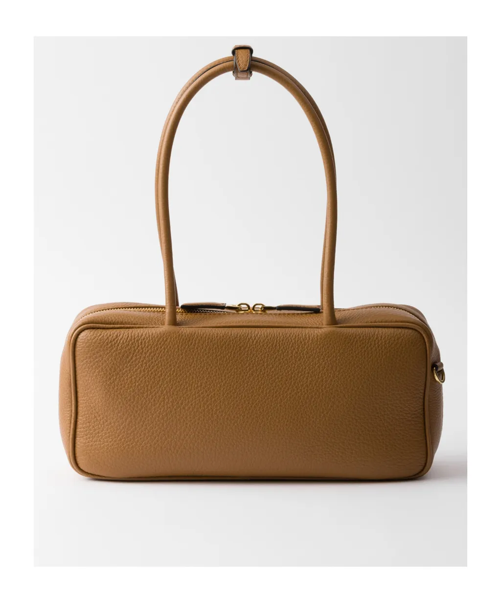 Prada Triangle-Logo Zipped Shoulder Bag