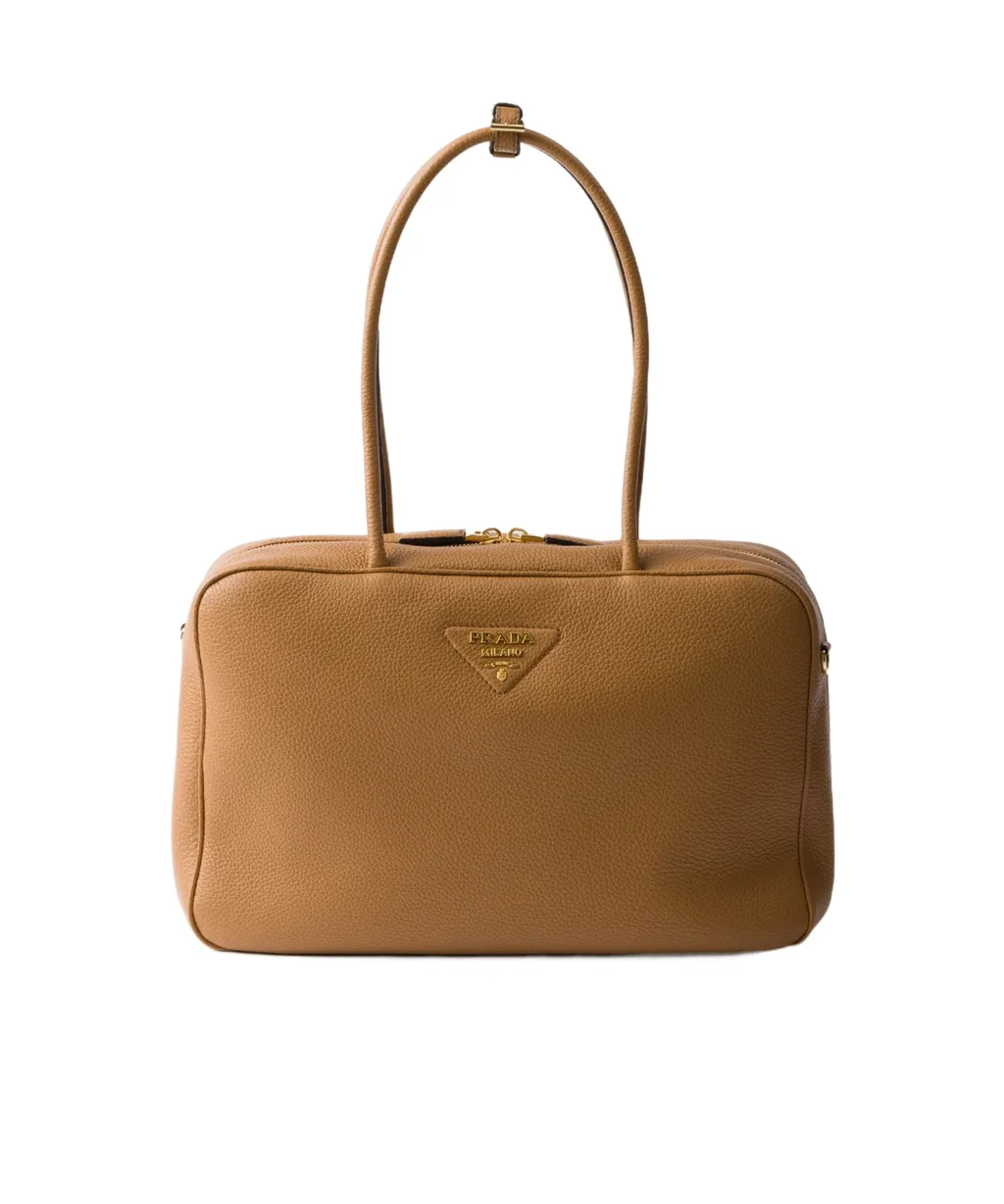 Prada Zip-Up Top Handle Bag
