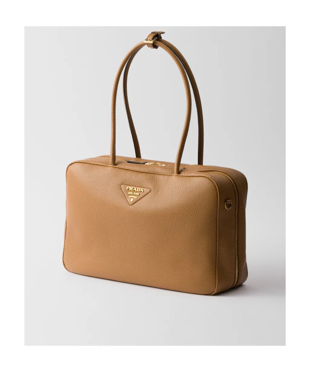 Prada Zip-Up Top Handle Bag