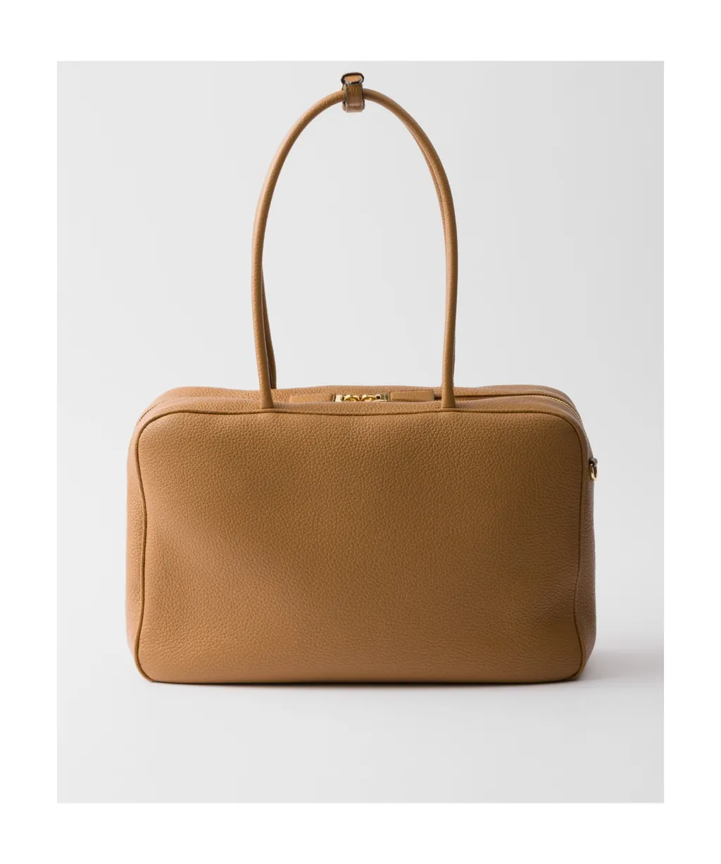 Prada Zip-Up Top Handle Bag