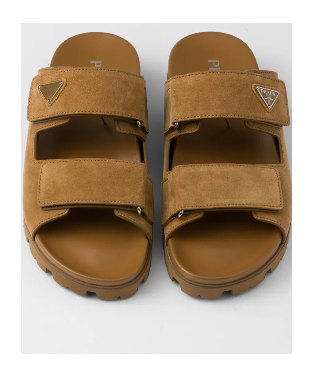 Suede Band Sandals