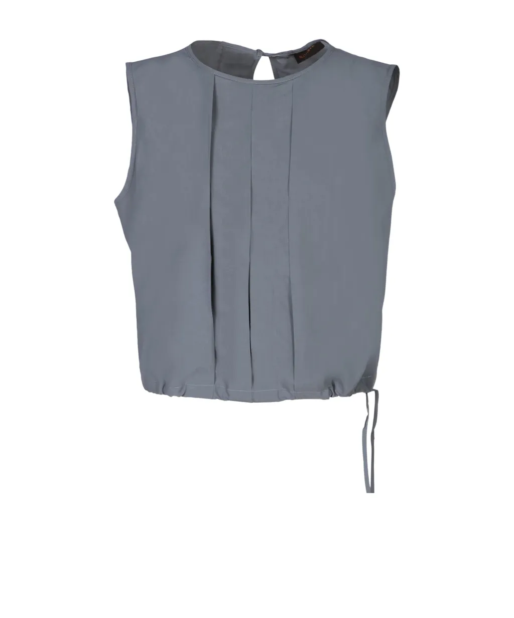 Moorer Ervisa Cropped Sleeveless Top