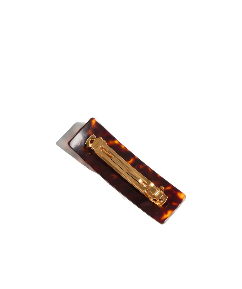 Vlogo Signature Hair Clip In Resin, Metal And Crystals