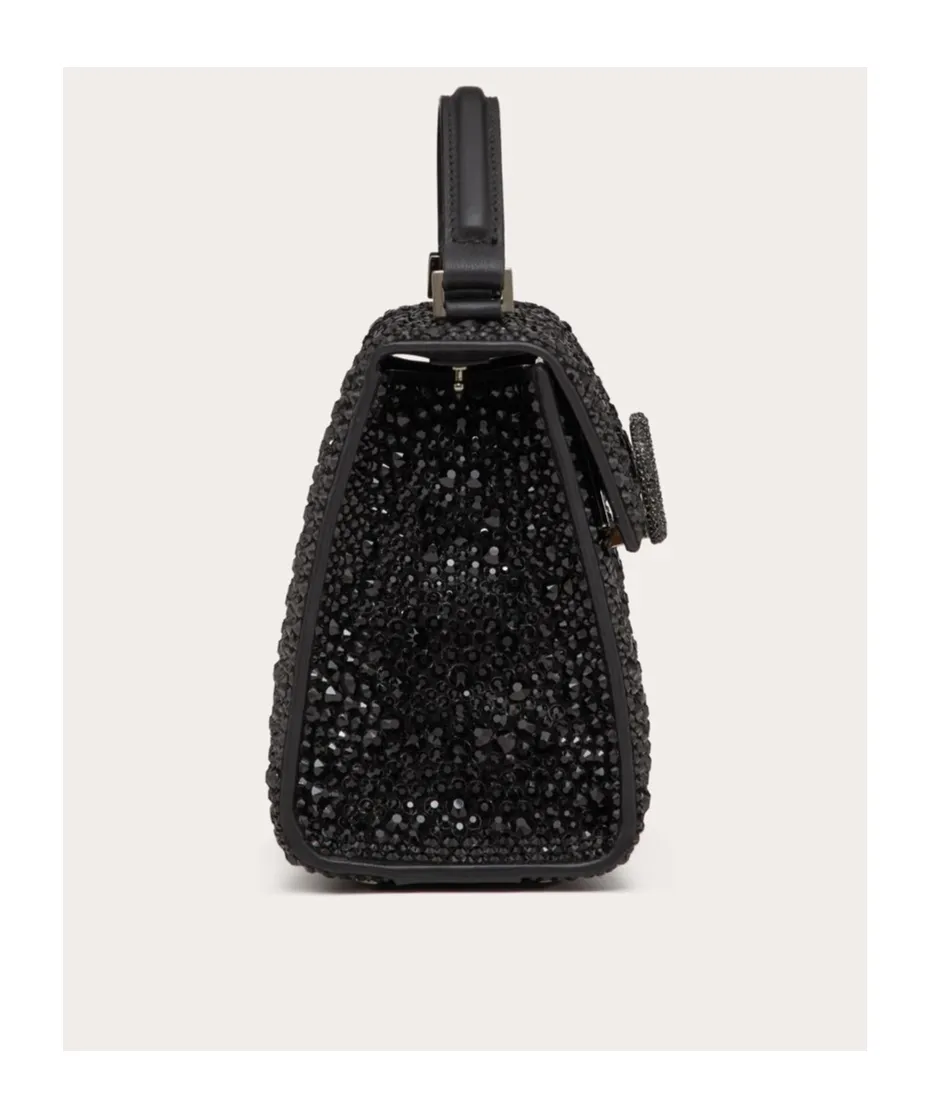 Mini Vsling Handbag With Sparkling Embroidery
