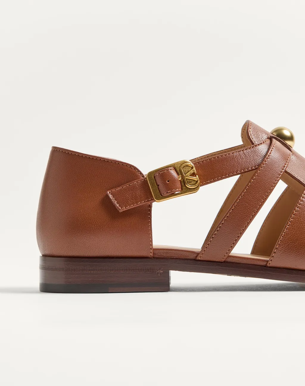 Valentino Stud Embellished Side Buckled Sandals