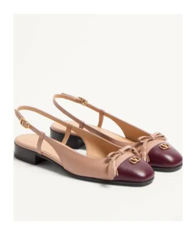 Valentino Valet Du Roi Bow Detailed Ballet Flats
