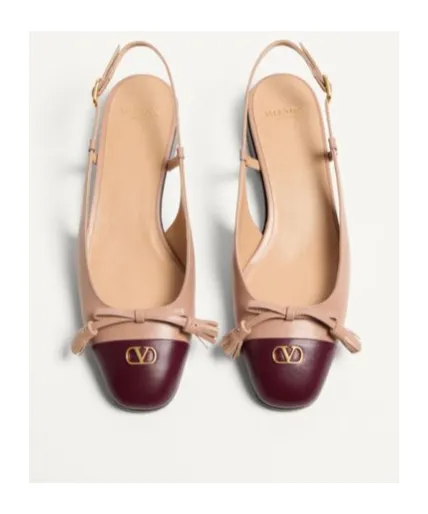 Valentino Valet Du Roi Bow Detailed Ballet Flats