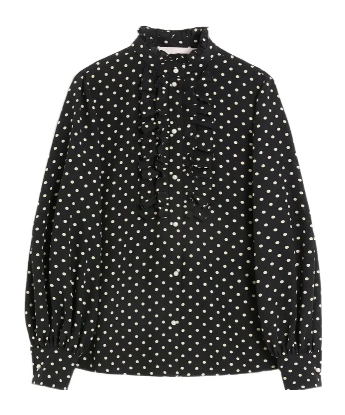 Crepe De Chine Shirt With Plusdepois Print