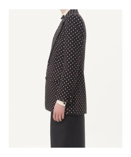 Valentino Plusdepois-Printed Peak Lapel Jacket