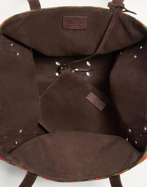 Valentino NellcÔTe Logo Plaque Large Tote Bag