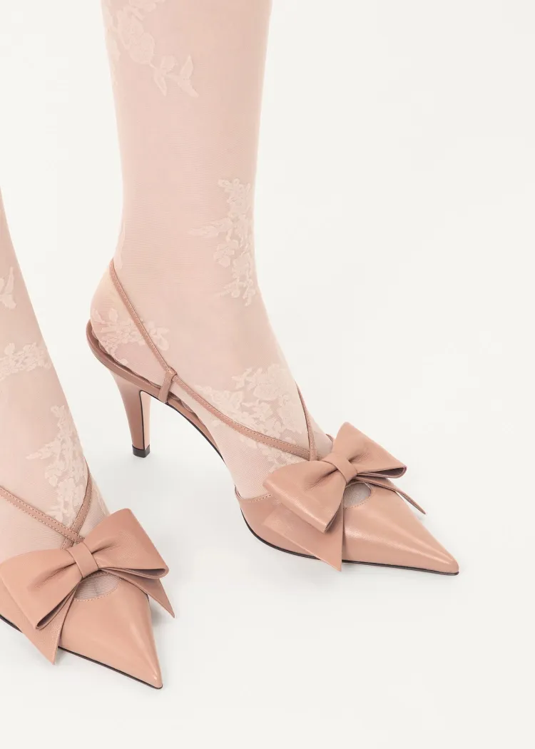 Valentino Bowow Pointed Toe Pumps