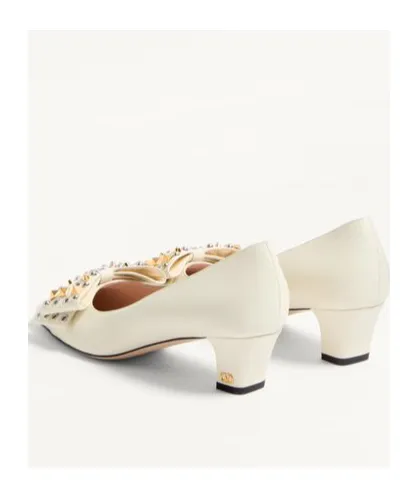 Bowow Pump In Kidskin With Studs 45Mm